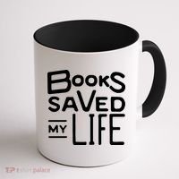 Books Saved My Life Coffee Mug thumb 1
