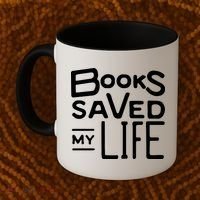 Books Saved My Life Coffee Mug thumb 2