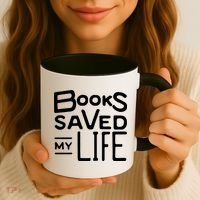 Books Saved My Life Coffee Mug thumb 3