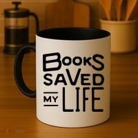 Books Saved My Life Coffee Mug thumb 4