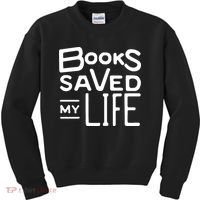 Books Saved My Life Kids Sweatshirt thumb 0