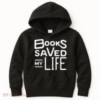 Books Saved My Life Kids Hoodie thumb 0