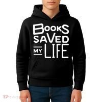 Books Saved My Life Kids Hoodie thumb 4