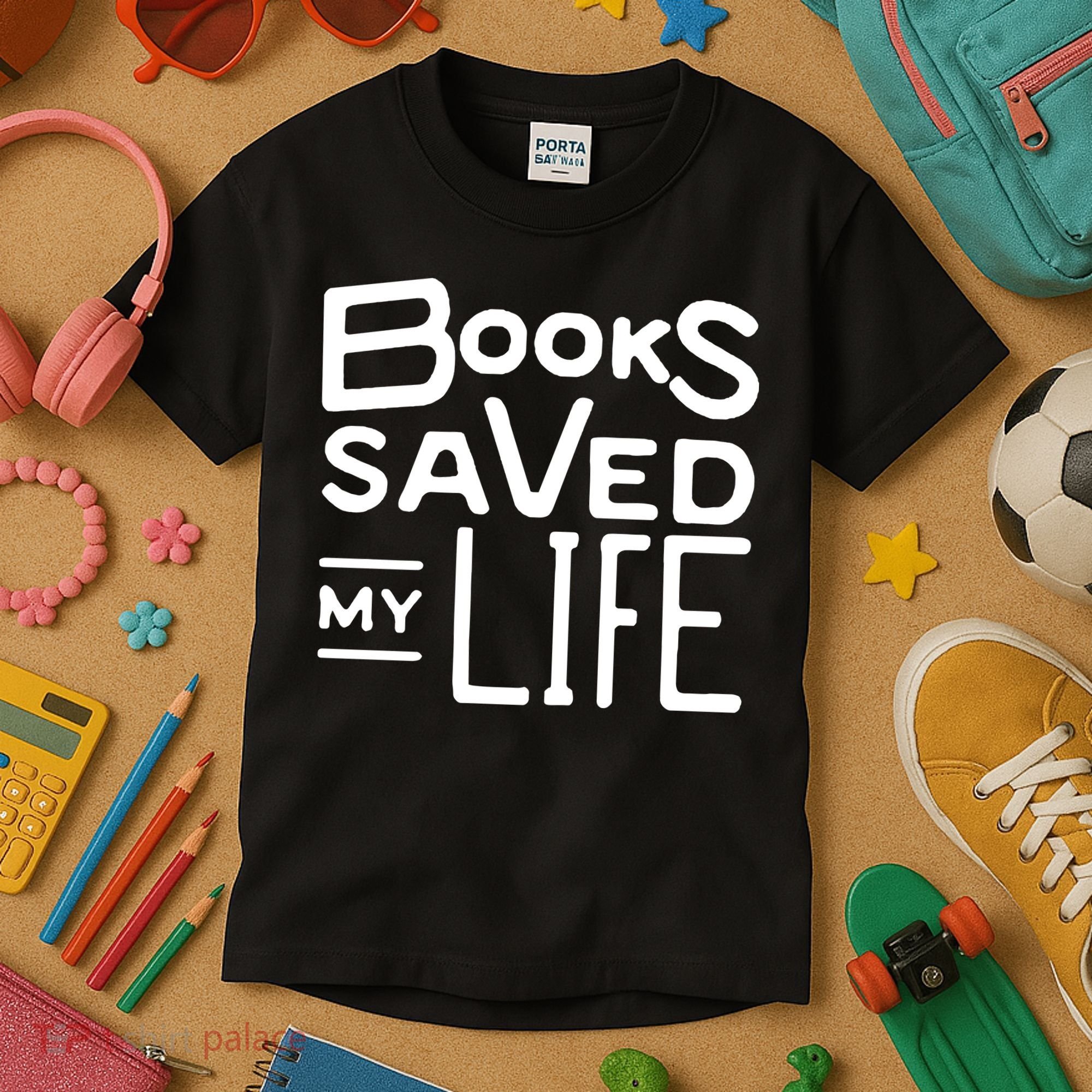Books Saved My Life Kids T-Shirt