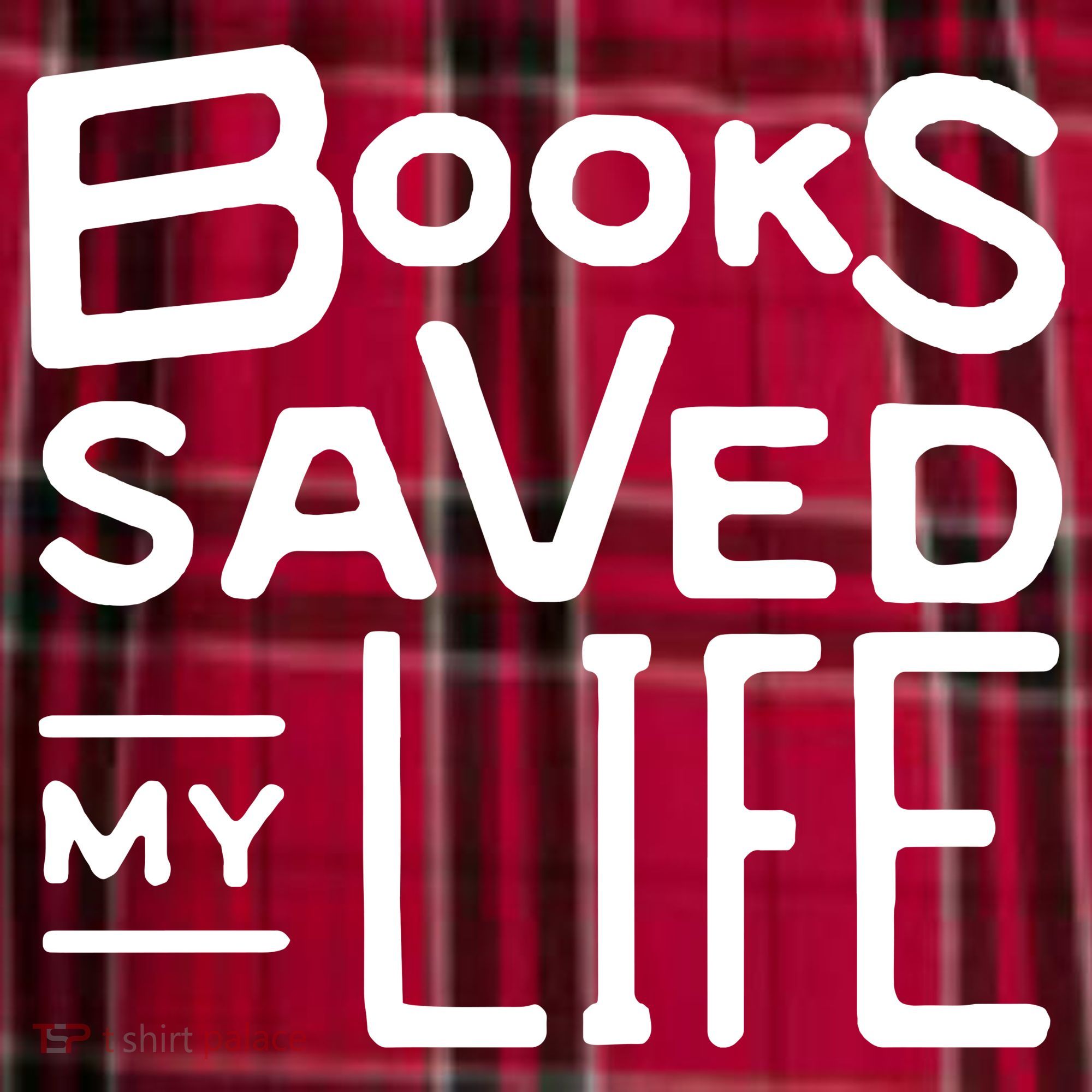 Books Saved My Life Men's Flannel Plaid Pajama Pants