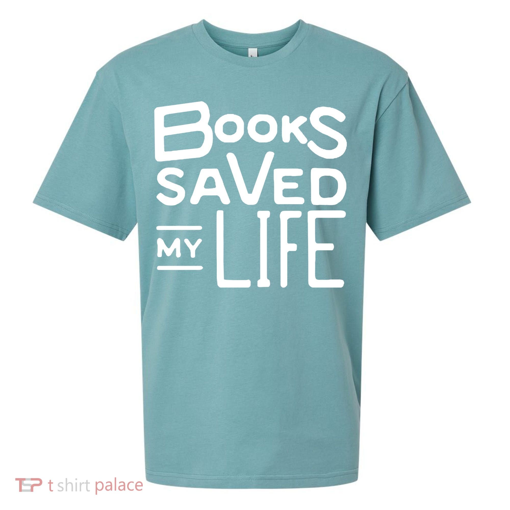 Books Saved My Life Sueded Cloud Jersey T-Shirt