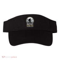 Bigfoot Saw Me Nobody Believes Him Funny Sasquatch Bigfoot Visor thumb 0