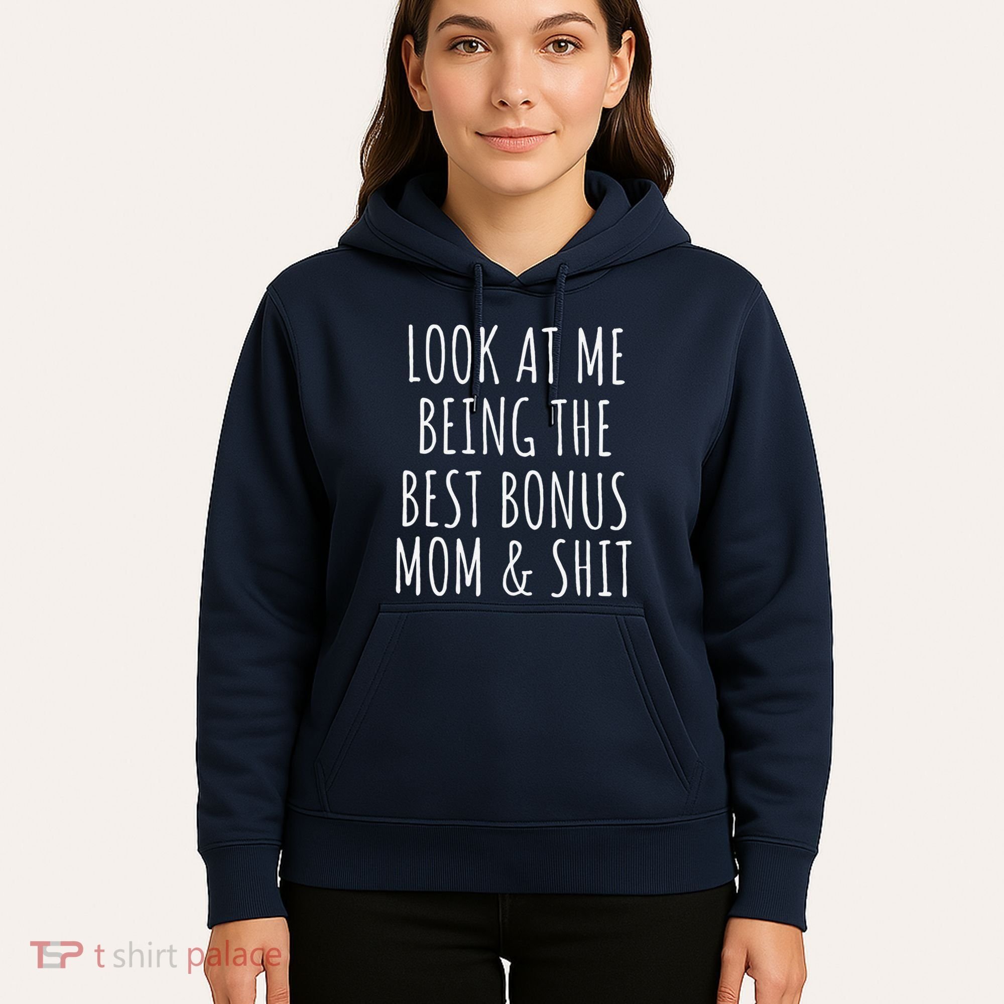 Bonus Step Mom Mothers Day From Stepdaughter Stepson Stepmom Hoodie