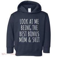 Bonus Step Mom Mothers Day From Stepdaughter Stepson Stepmom Toddler Hoodie thumb 0