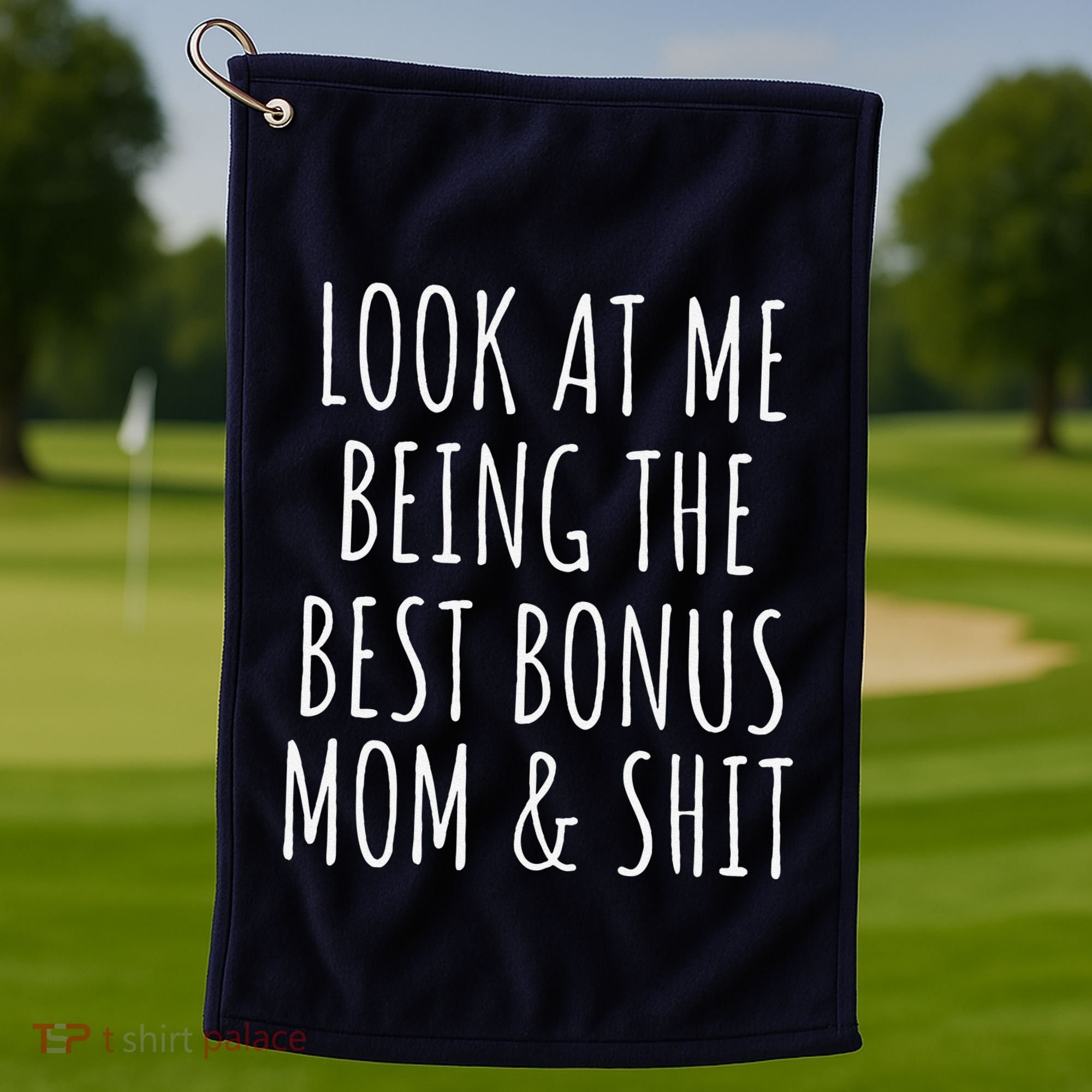 Bonus Step Mom Mothers Day From Stepdaughter Stepson Stepmom Golf Towel