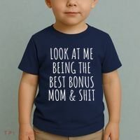 Bonus Step Mom Mothers Day From Stepdaughter Stepson Stepmom Toddler T-Shirt thumb 2