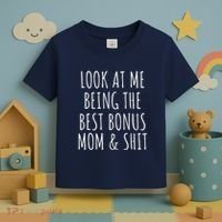 Bonus Step Mom Mothers Day From Stepdaughter Stepson Stepmom Toddler T-Shirt thumb 3