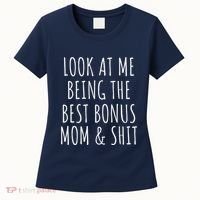Bonus Step Mom Mothers Day From Stepdaughter Stepson Stepmom Women's T-Shirt thumb 0