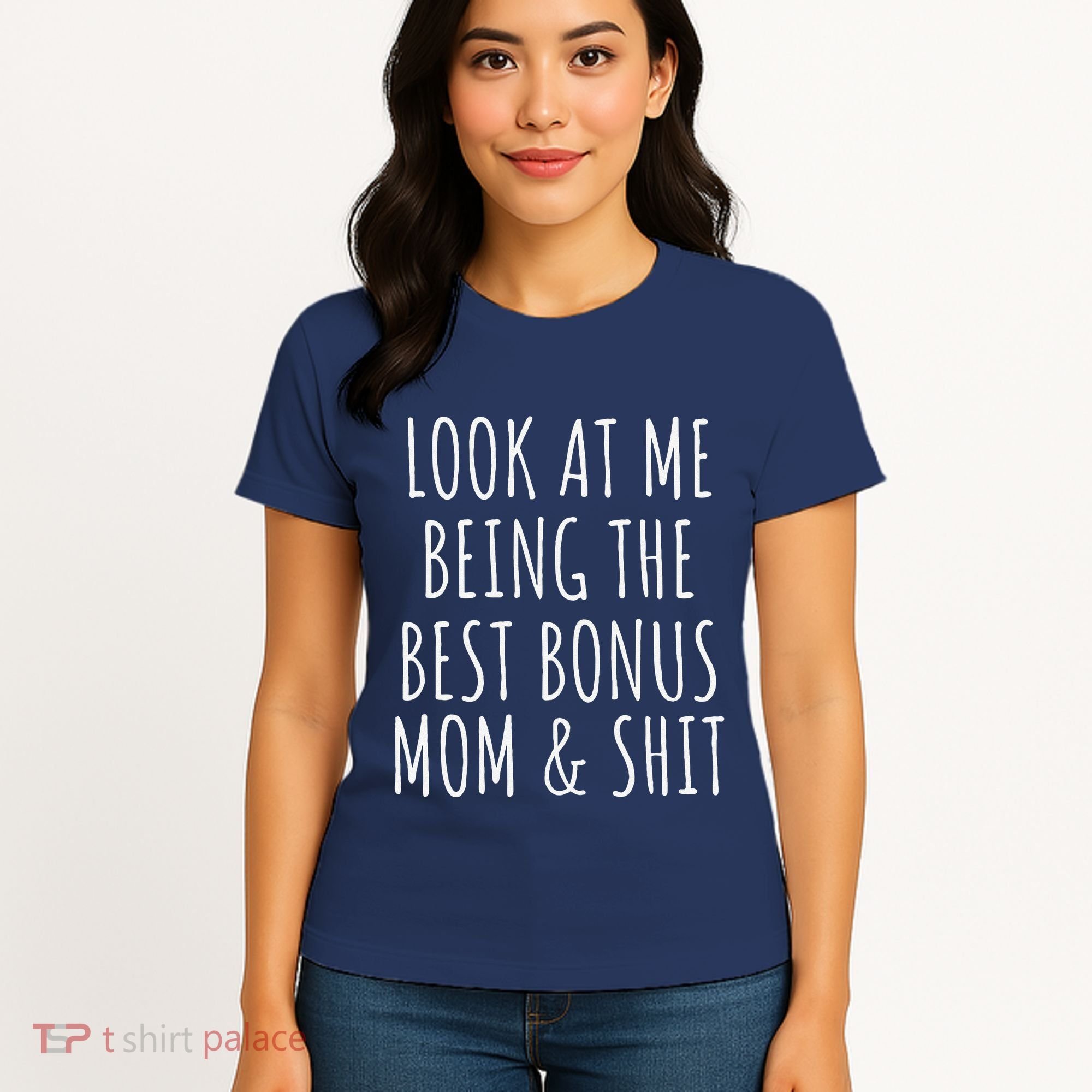 Bonus Step Mom Mothers Day From Stepdaughter Stepson Stepmom Women's T-Shirt