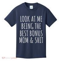Bonus Step Mom Mothers Day From Stepdaughter Stepson Stepmom Kids T-Shirt thumb 0