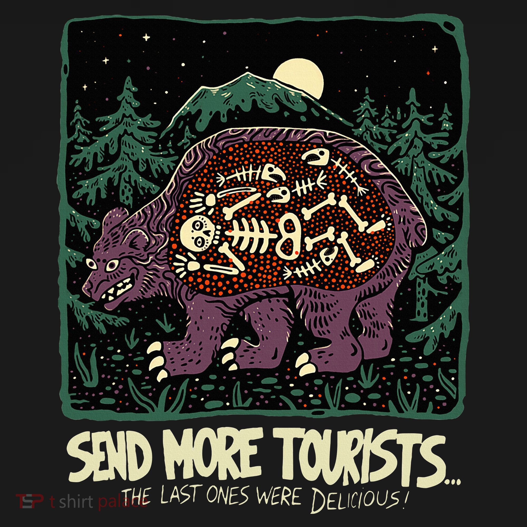 Bear Send More Tourists Doggie Tank