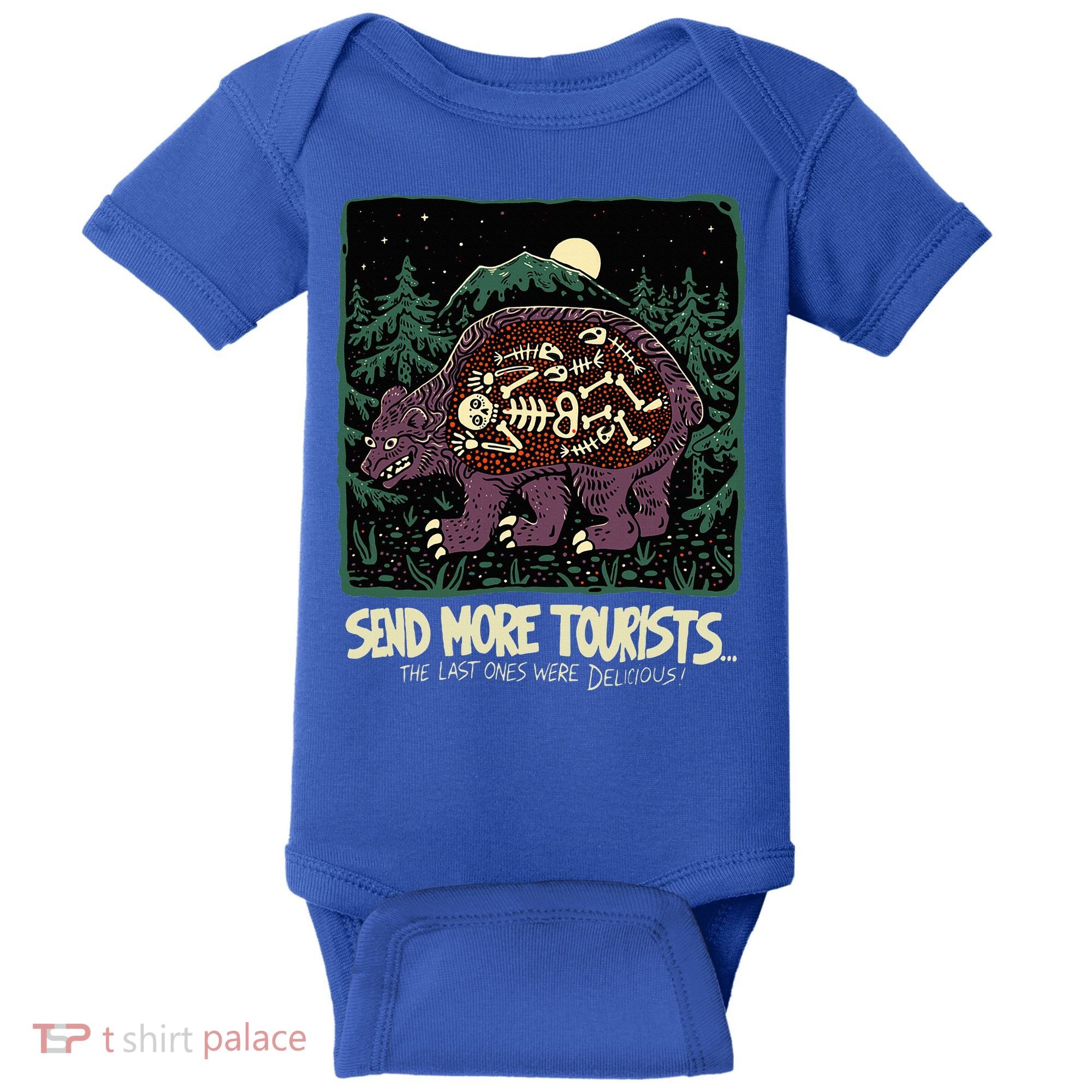 Bear Send More Tourists Baby Bodysuit