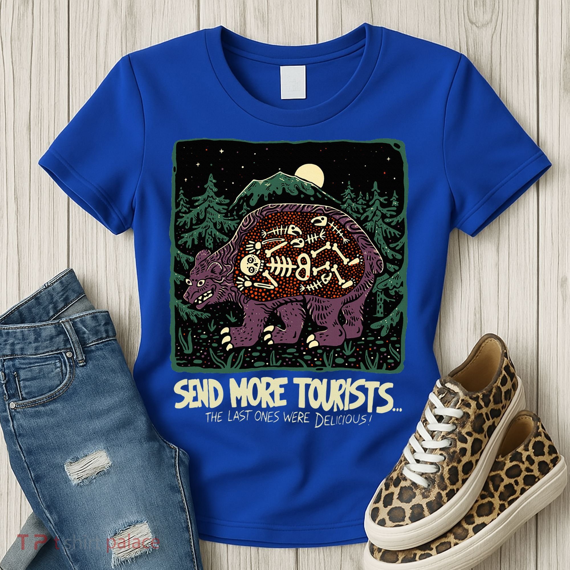 Bear Send More Tourists Women's T-Shirt