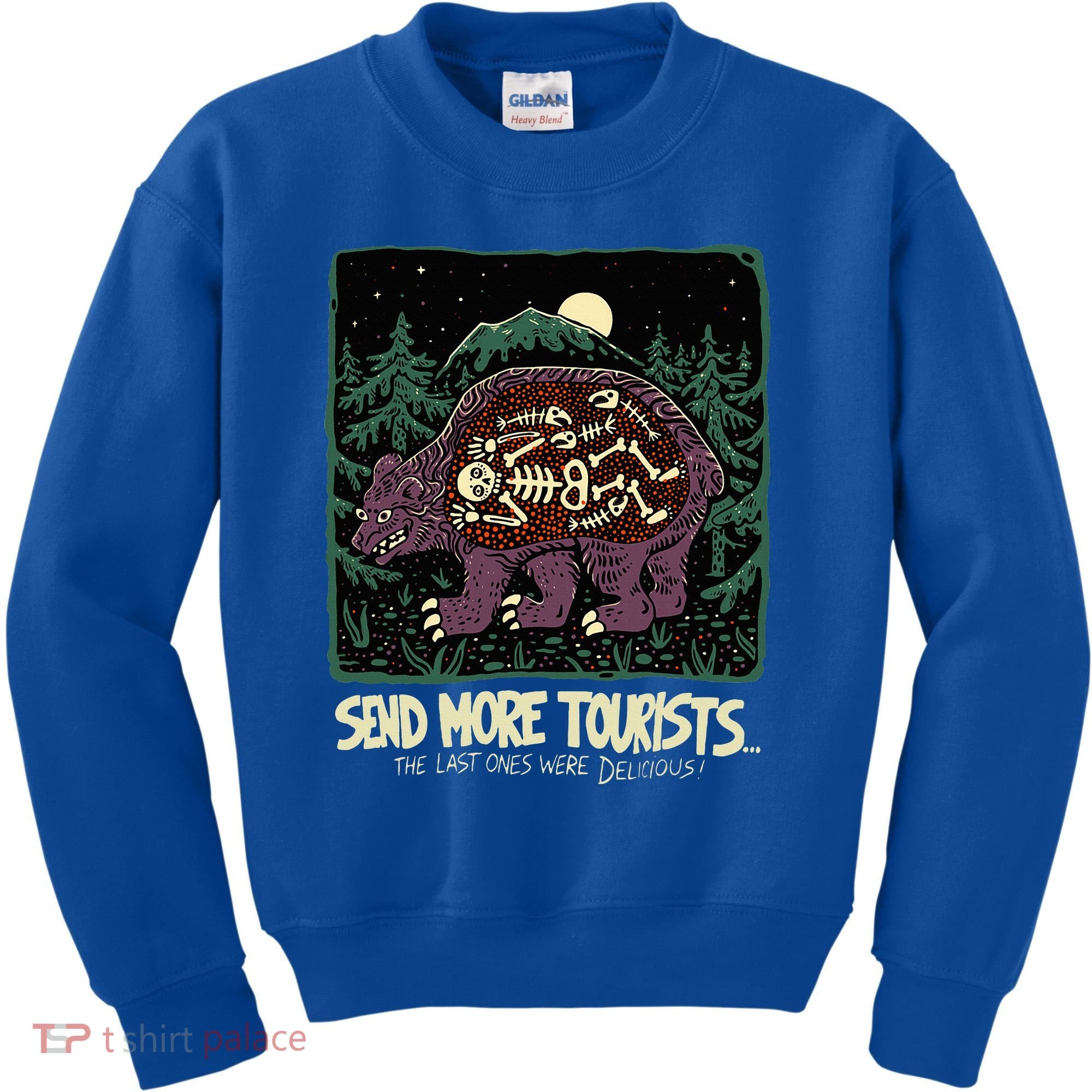 Bear Send More Tourists Kids Sweatshirt
