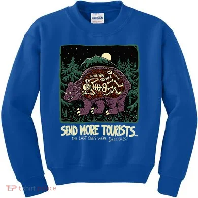 Bear Send More Tourists Kids Sweatshirt