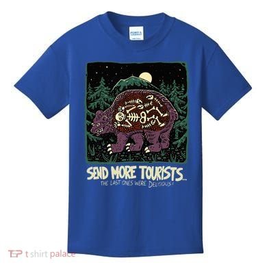 Bear Send More Tourists Kids T-Shirt