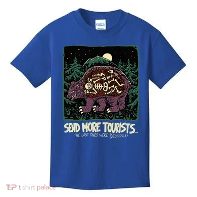Bear Send More Tourists Kids T-Shirt