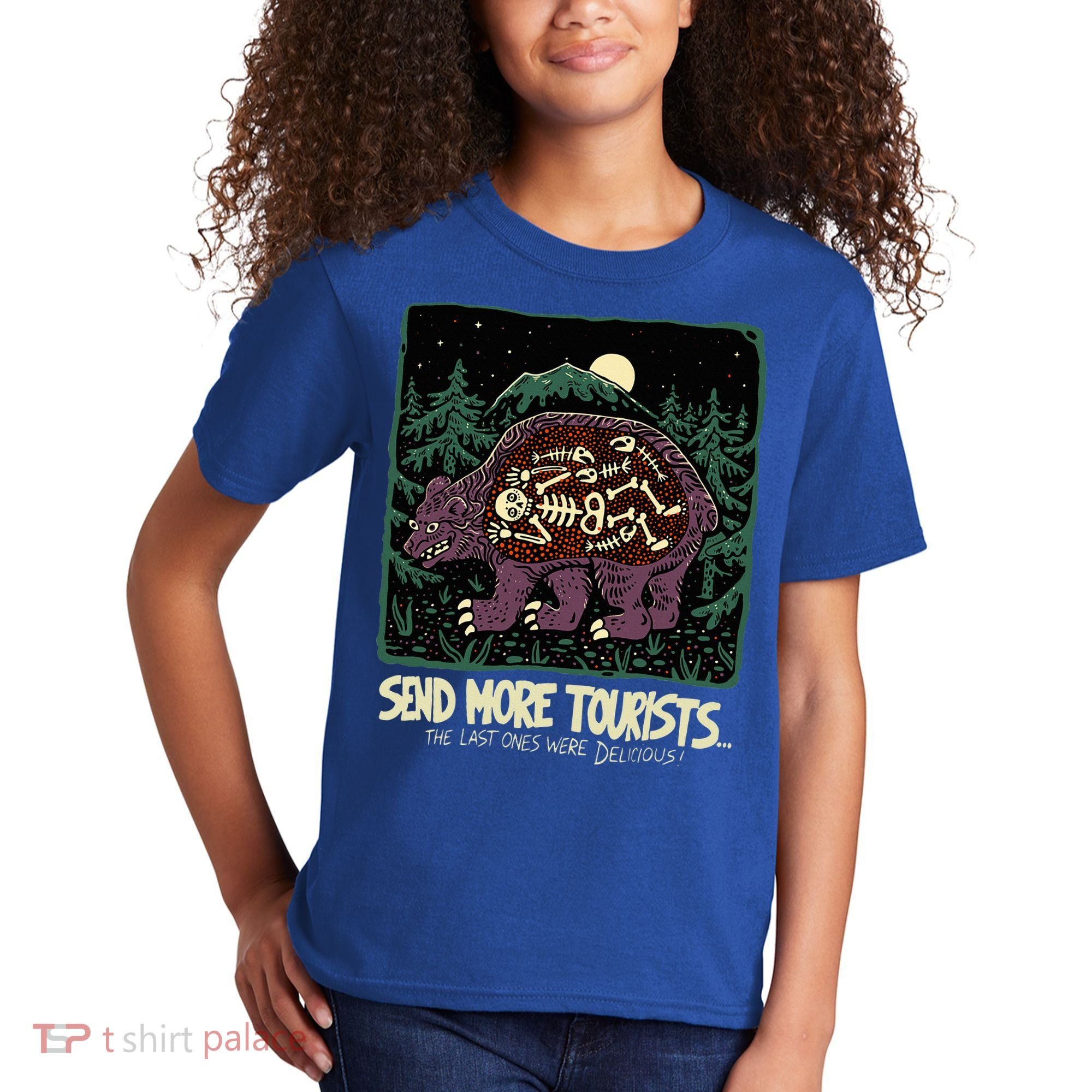 Bear Send More Tourists Kids T-Shirt