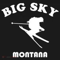 Big Sky Montana Gift Usa Ski Retro Gift Visor thumb 3