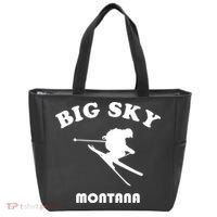 Big Sky Montana Gift Usa Ski Retro Gift Tote Bag thumb 0