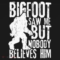 Bigfoot Saw Me But Nobody Believes Him Funny Sasquatch Quote Kids Sweatshirt thumb 2