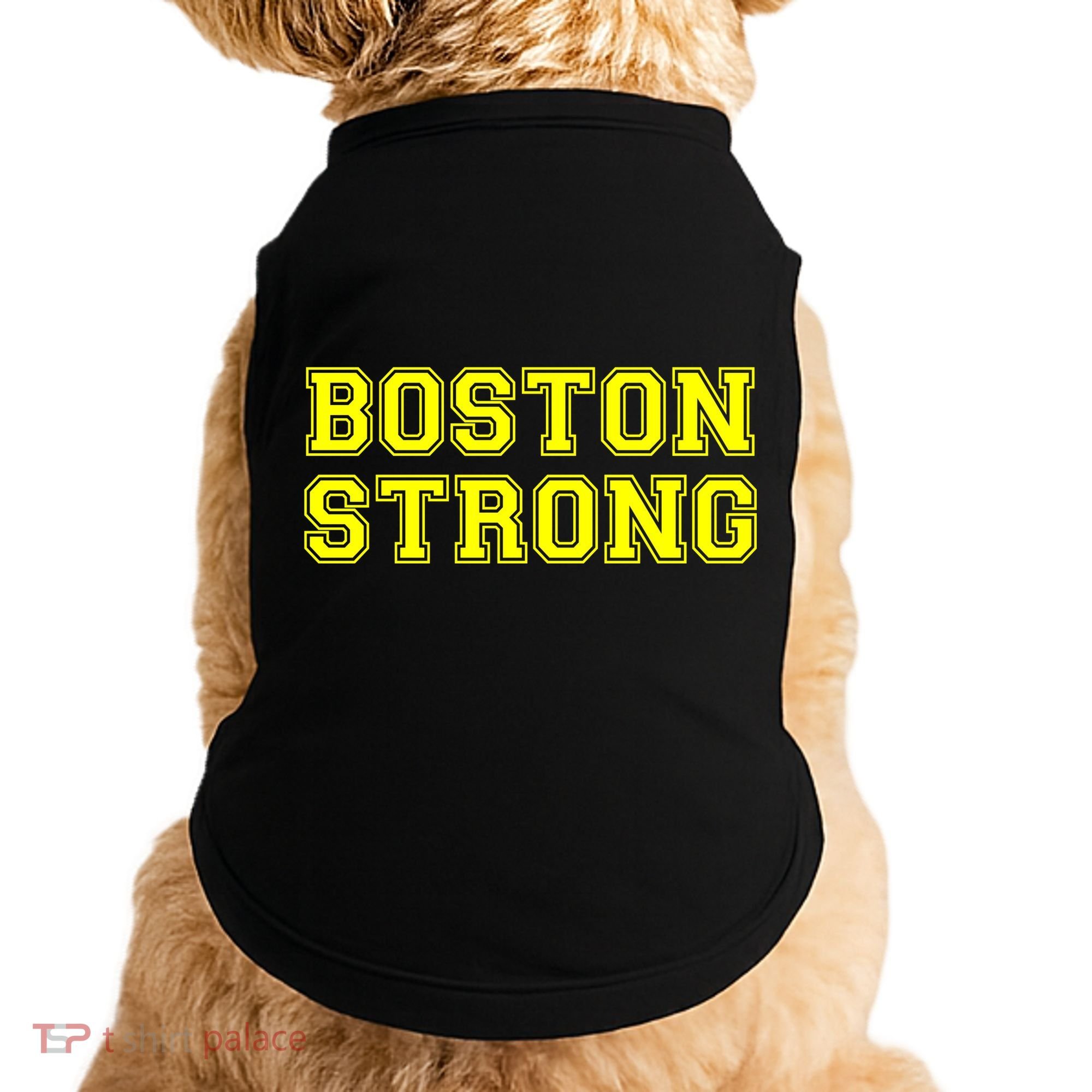 Boston Strong Marathon Running Doggie Tank