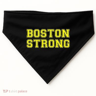 Boston Strong Marathon Running USA-Made Doggie Bandana