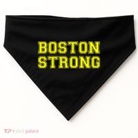 Boston Strong Marathon Running USA-Made Doggie Bandana thumb 0