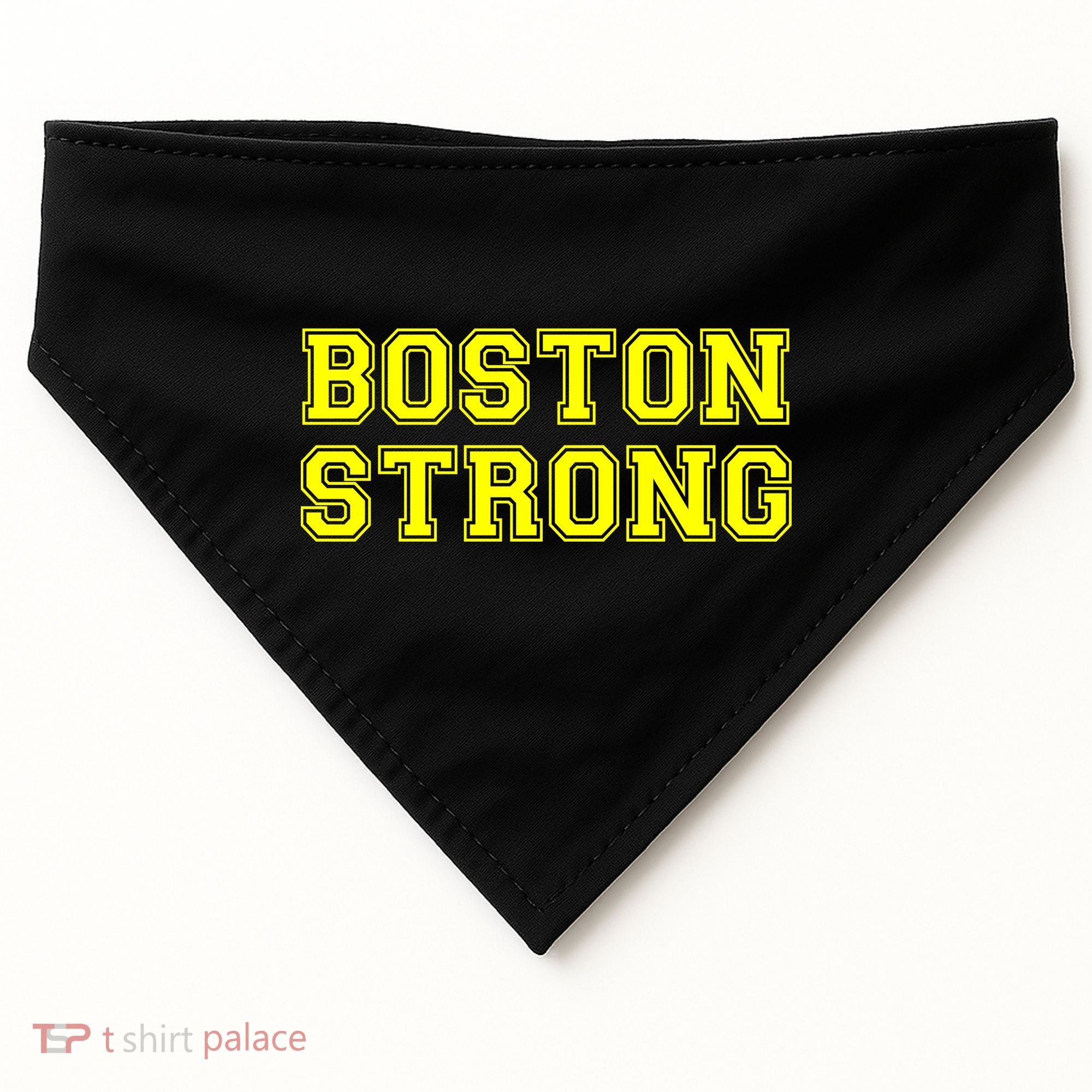 Boston Strong Marathon Running USA-Made Doggie Bandana