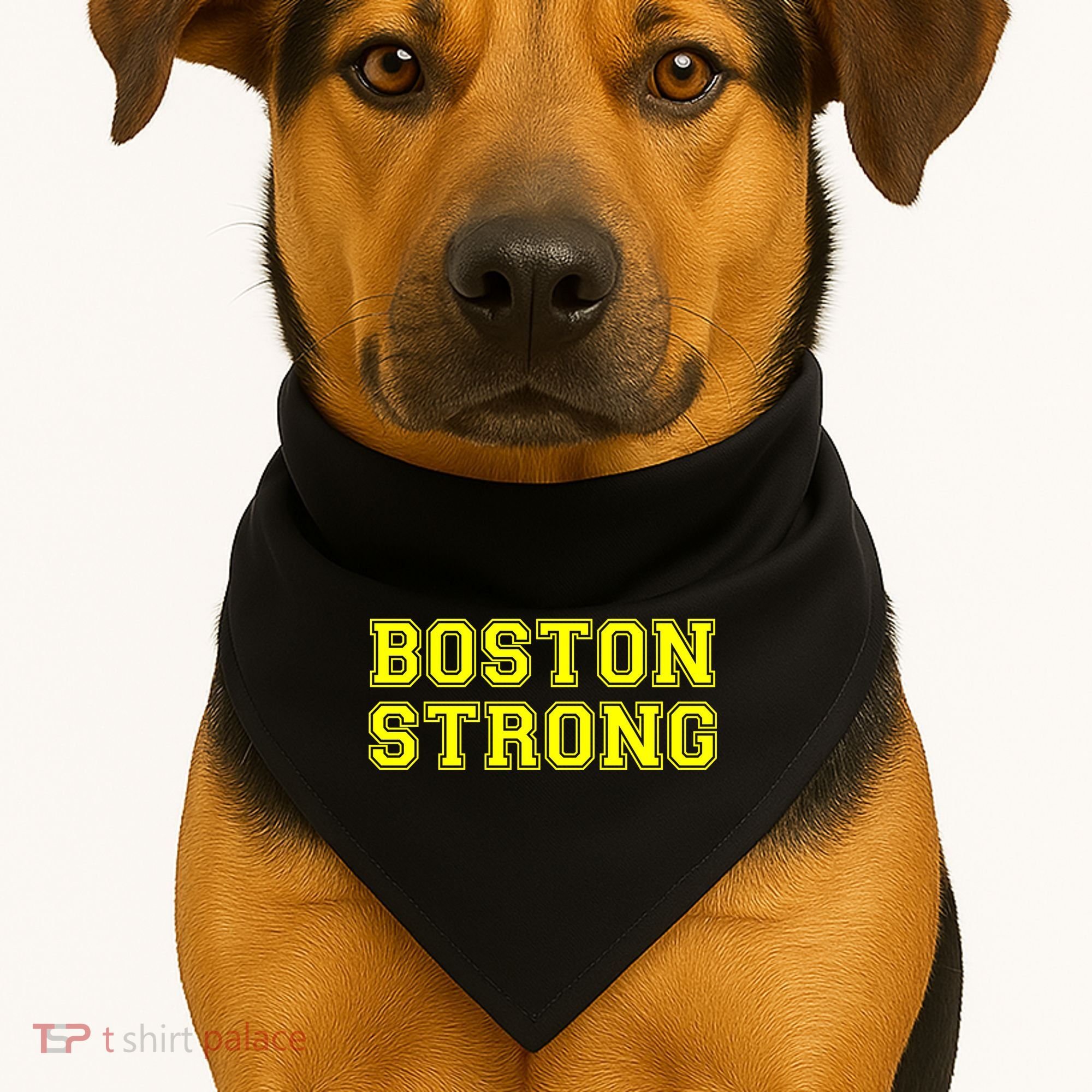 Boston Strong Marathon Running USA-Made Doggie Bandana