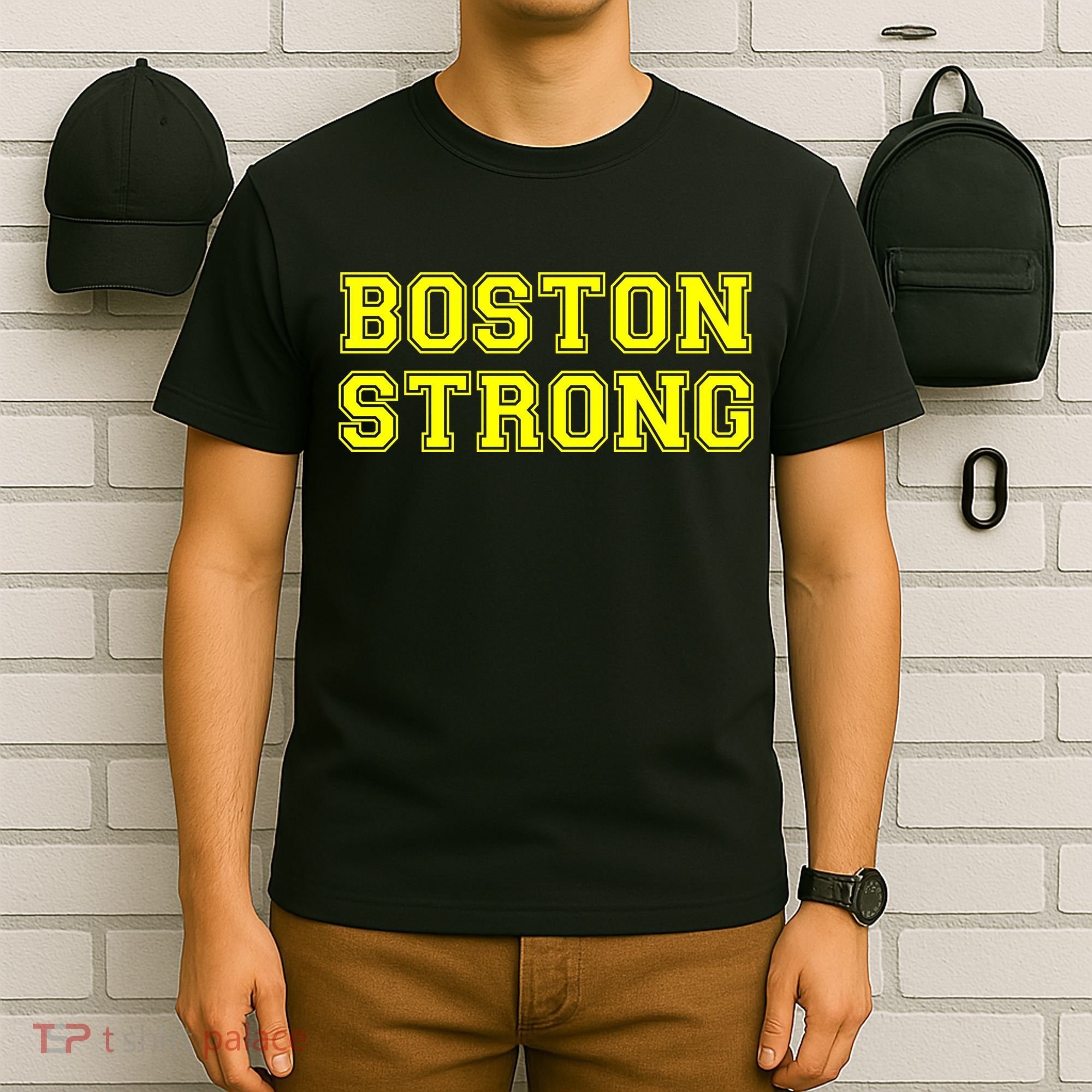 Boston Strong Marathon Running T-Shirt