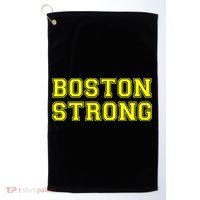 Boston Strong Marathon Running Golf Towel thumb 0