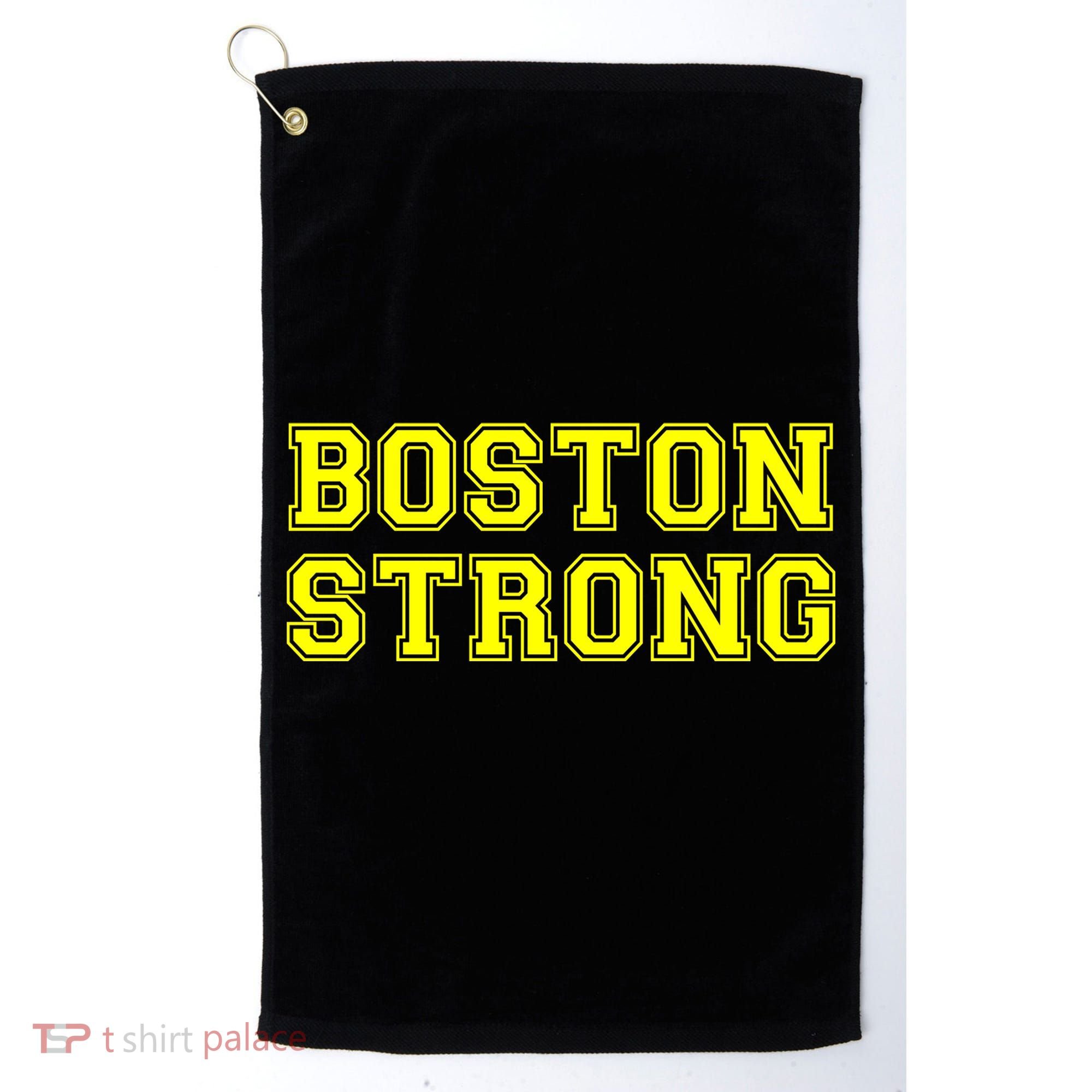 Boston Strong Marathon Running Golf Towel