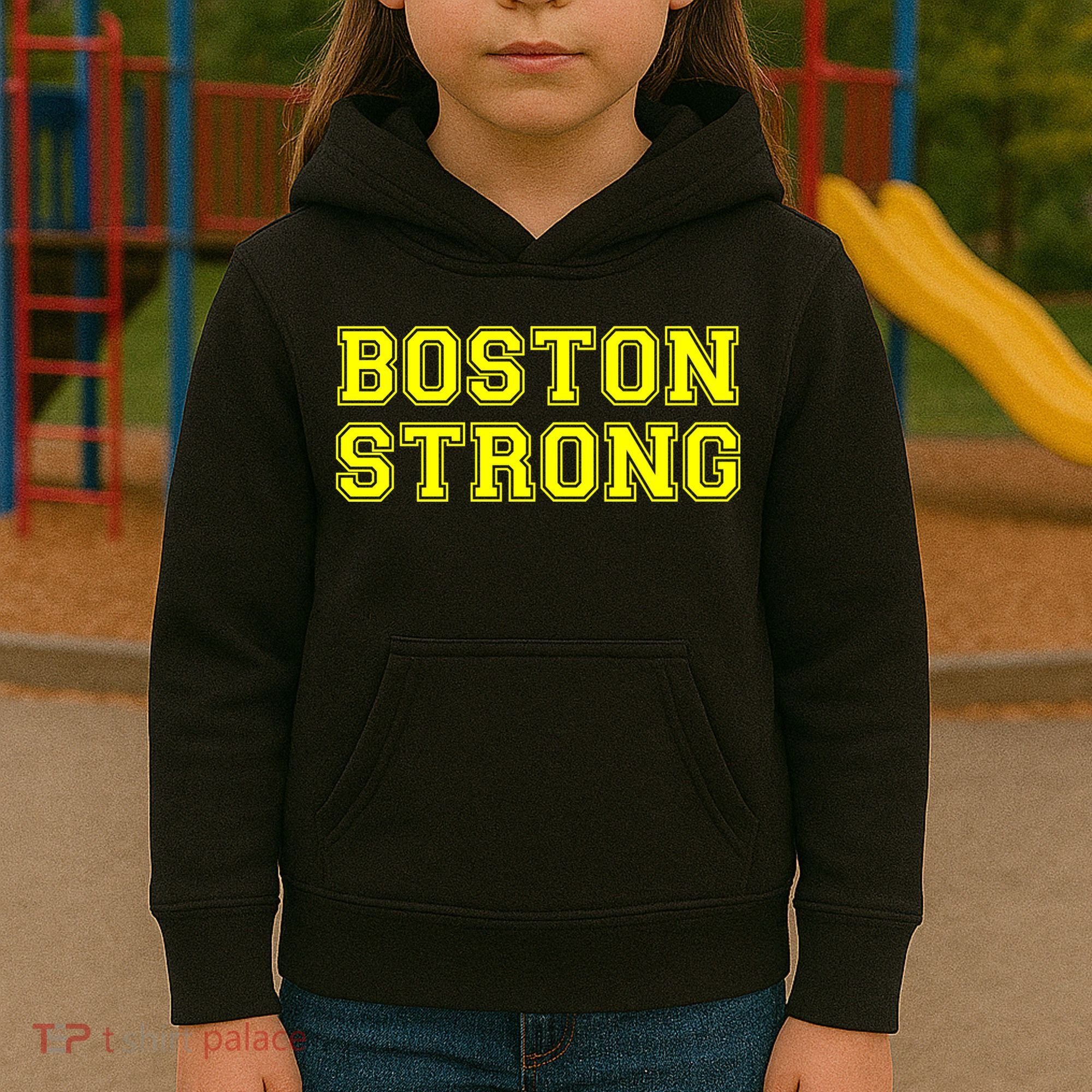 Boston Strong Marathon Running Kids Hoodie