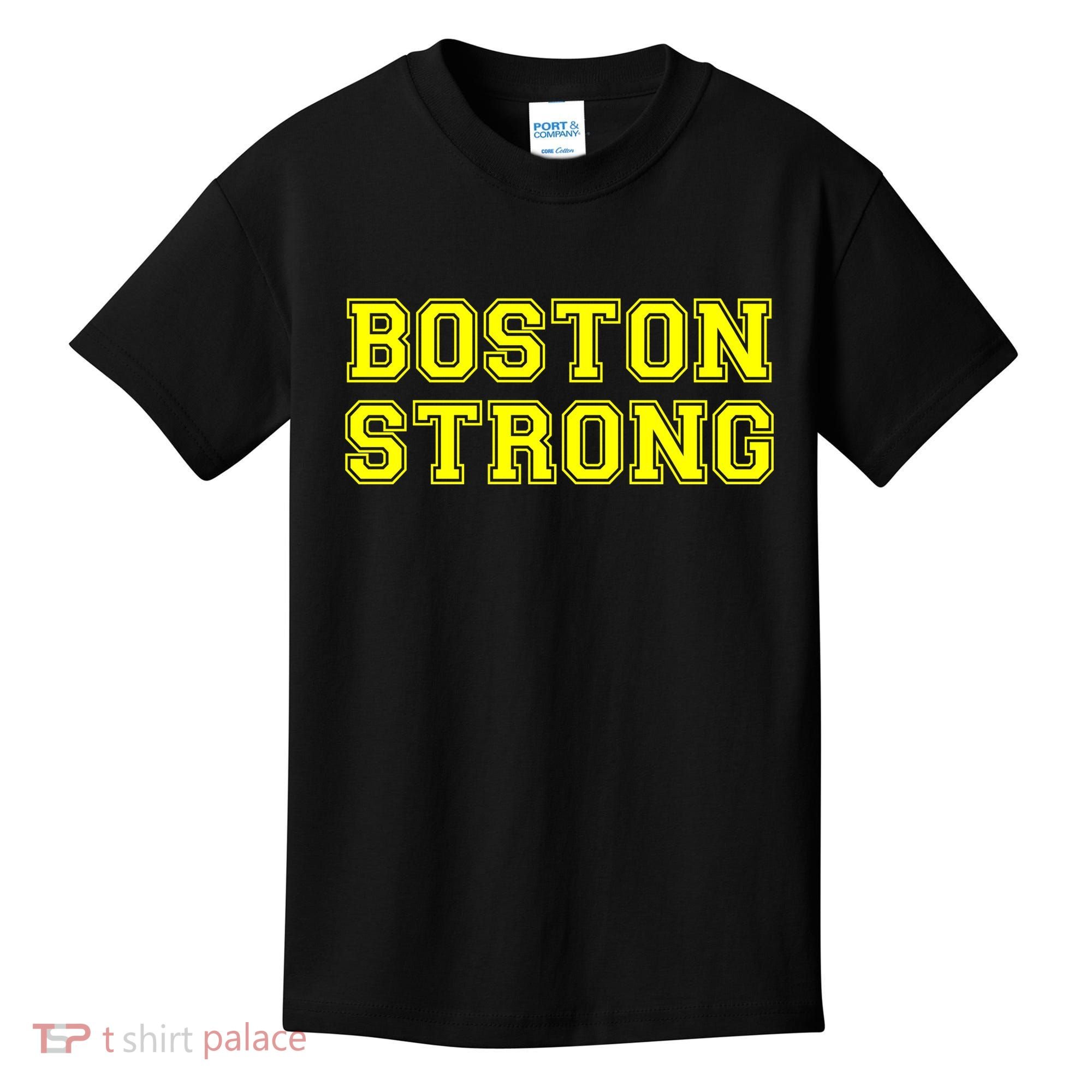 Boston Strong Marathon Running Kids T-Shirt