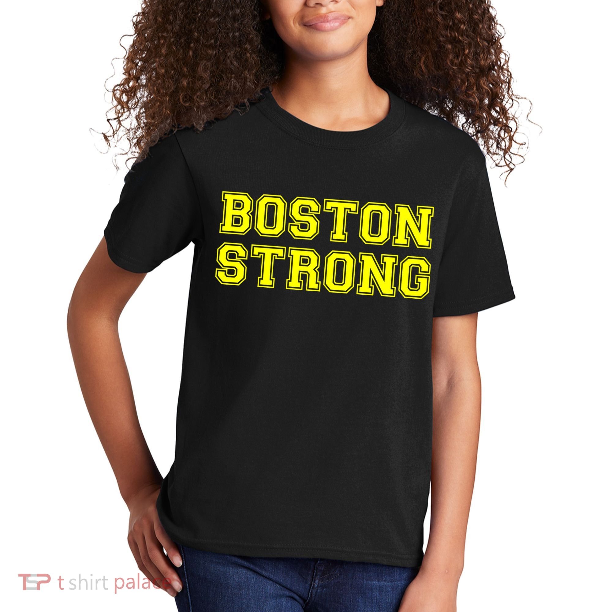 Boston Strong Marathon Running Kids T-Shirt