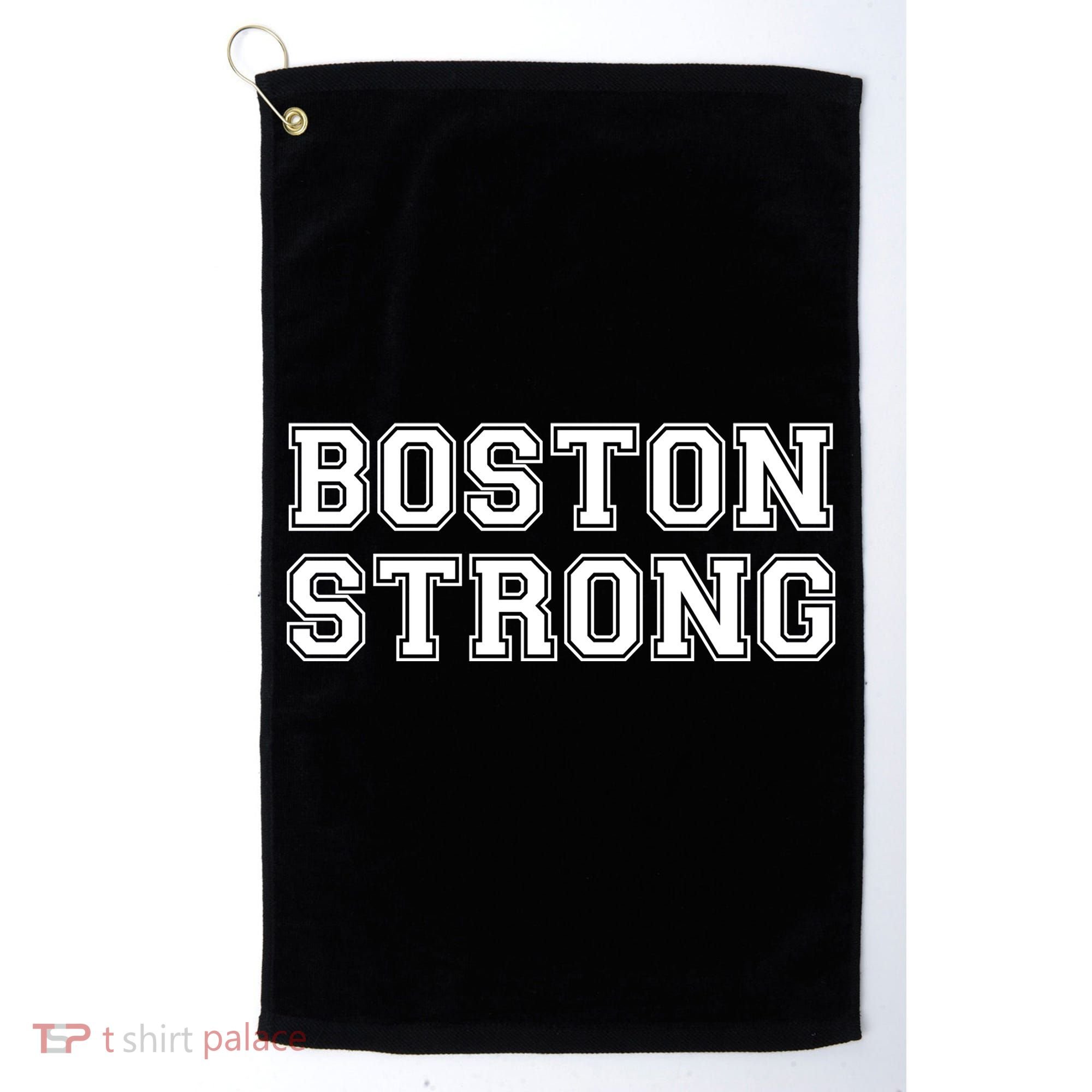 Boston Strong Marathon Running Golf Towel