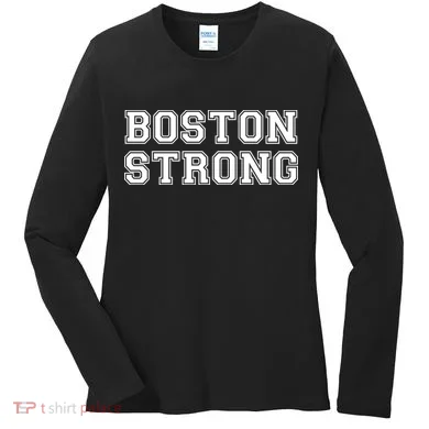 Boston Strong Marathon Running Women's Long Sleeve Shirt