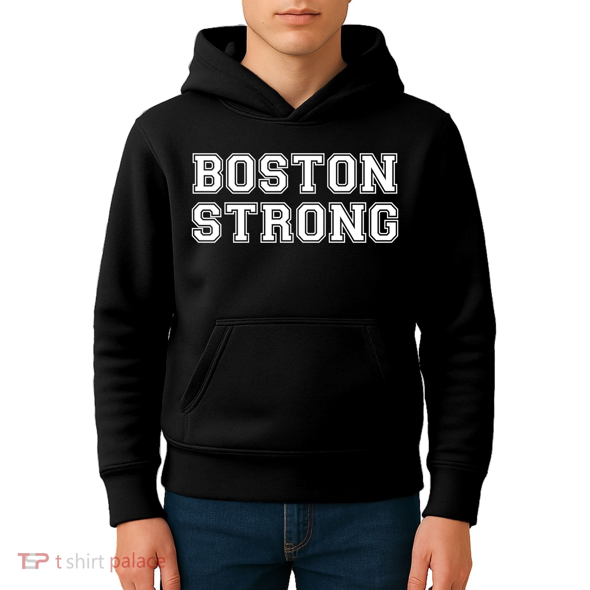 Boston Strong Marathon Running Kids Hoodie
