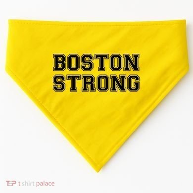 Boston Strong Marathon Running USA-Made Doggie Bandana