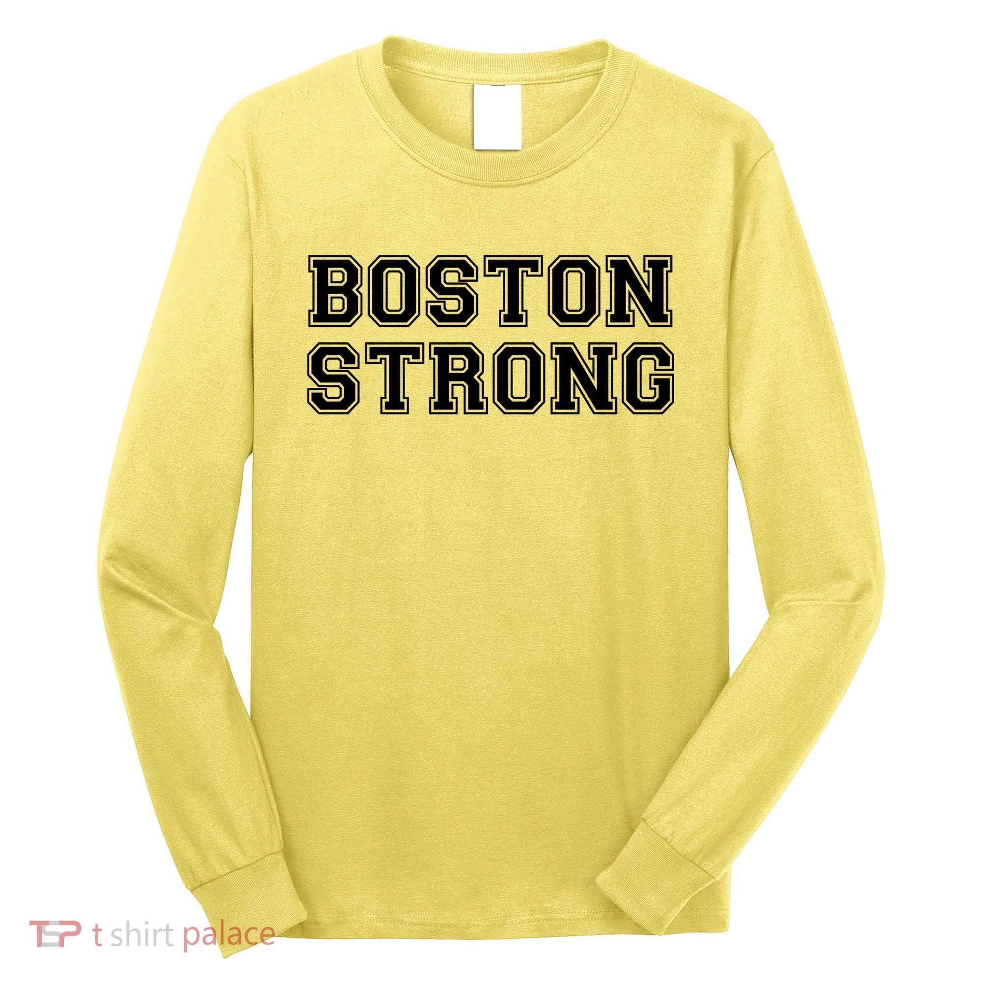 Boston Strong Marathon Running Long Sleeve Shirt
