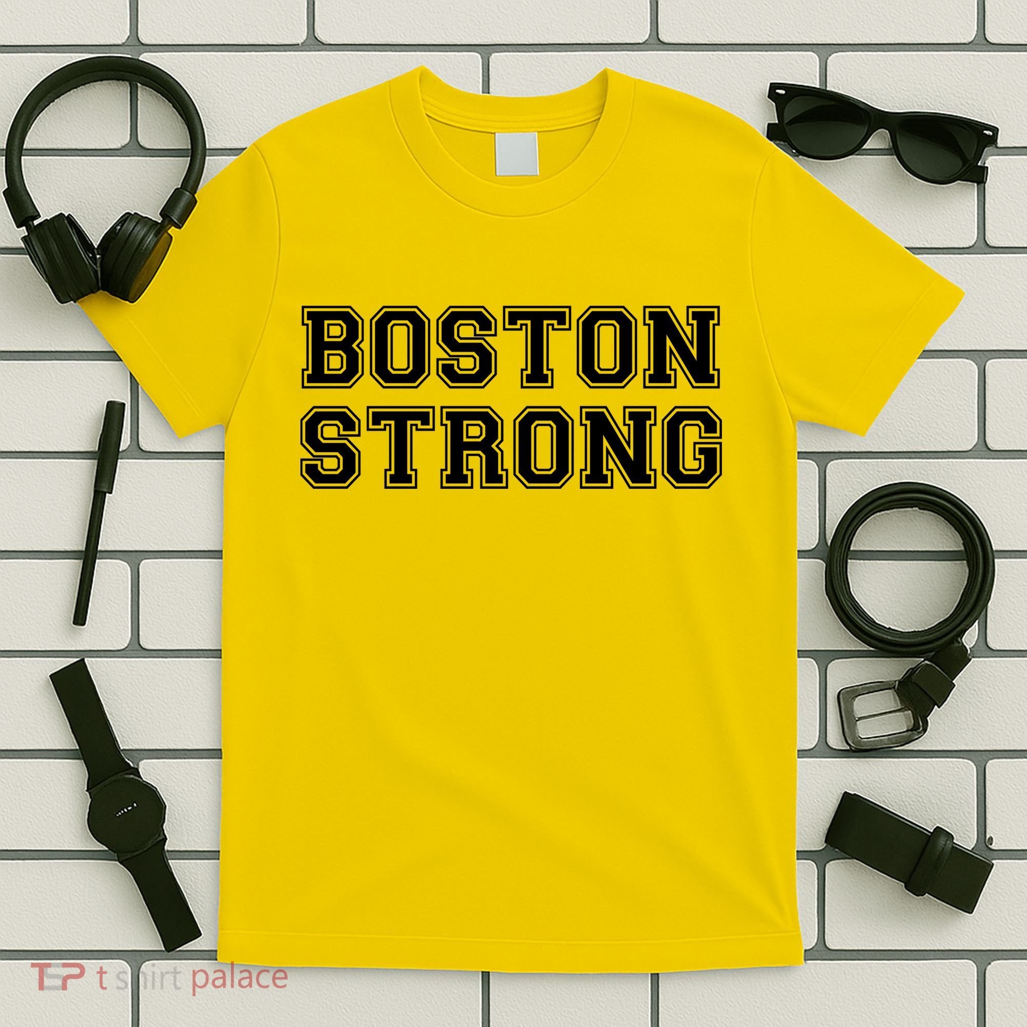 Boston Strong Marathon Running T-Shirt