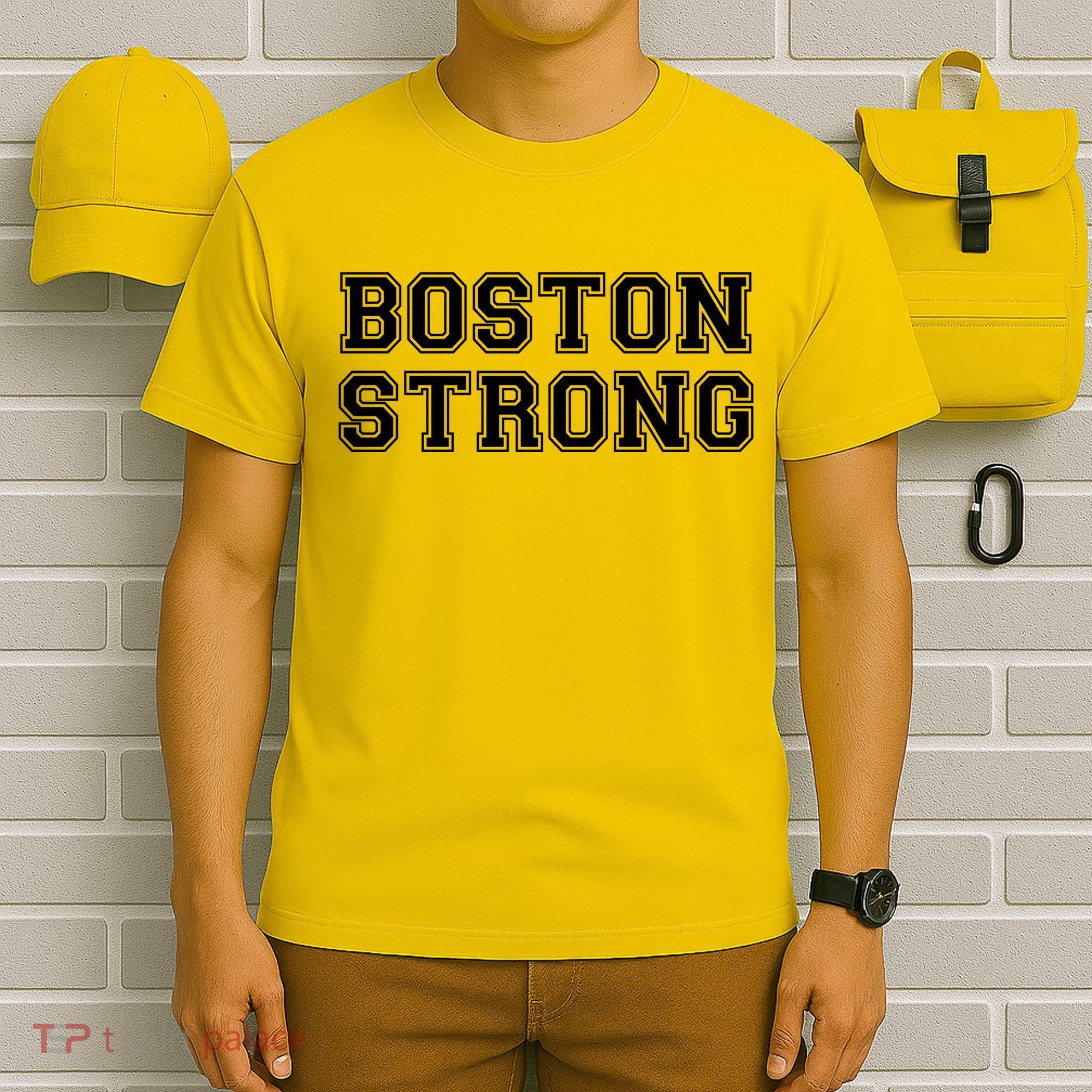 Boston Strong Marathon Running T-Shirt