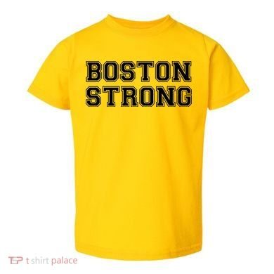 Boston Strong Marathon Running Toddler T-Shirt