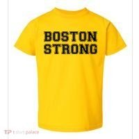 Boston Strong Marathon Running Toddler T-Shirt thumb 0